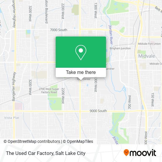 The Used Car Factory map