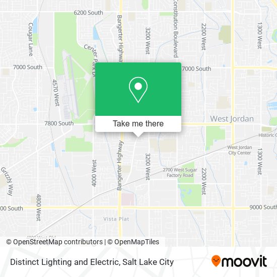 Mapa de Distinct Lighting and Electric