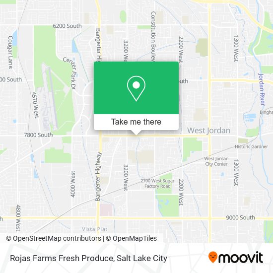 Rojas Farms Fresh Produce map