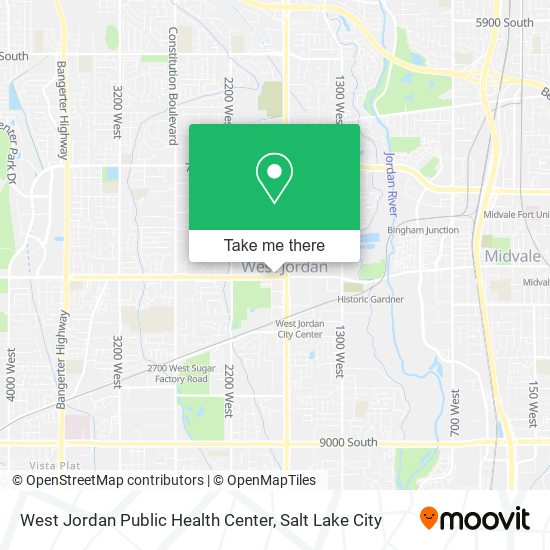 Mapa de West Jordan Public Health Center