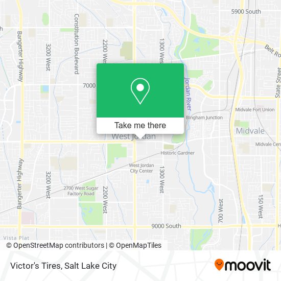 Mapa de Victor's Tires