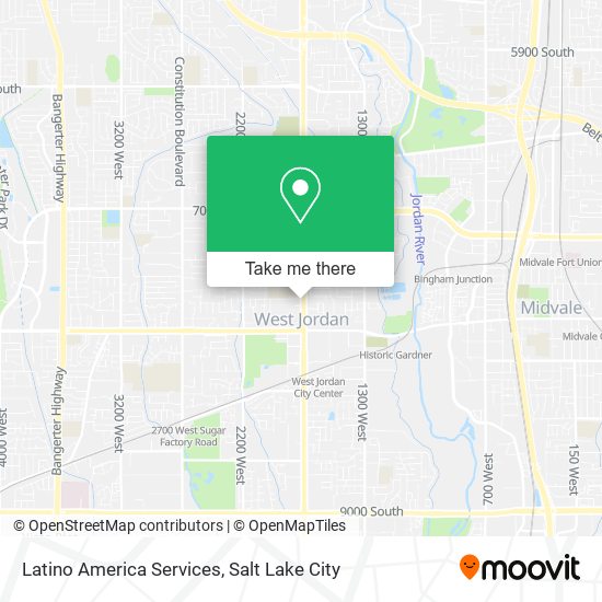 Latino America Services map