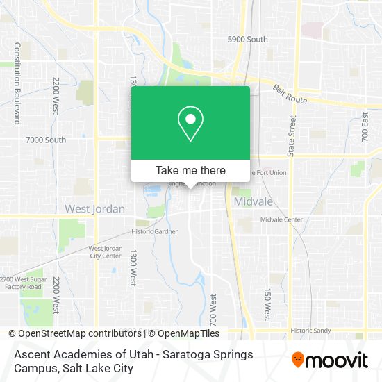Ascent Academies of Utah - Saratoga Springs Campus map