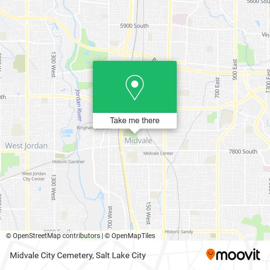 Midvale City Cemetery map
