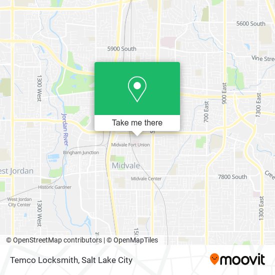 Temco Locksmith map