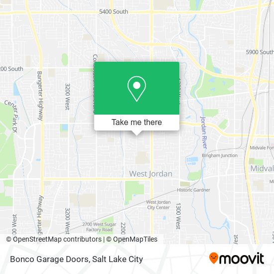 Bonco Garage Doors map