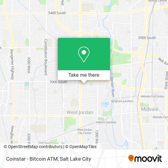 Mapa de Coinstar - Bitcoin ATM