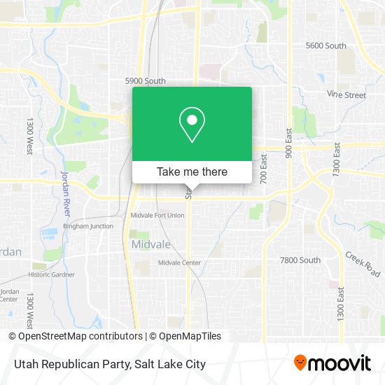 Utah Republican Party map