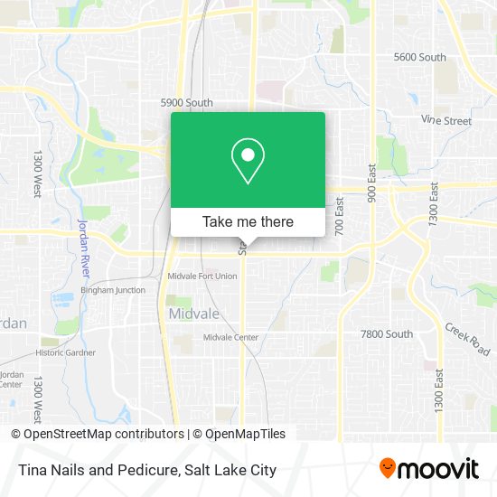 Tina Nails and Pedicure map