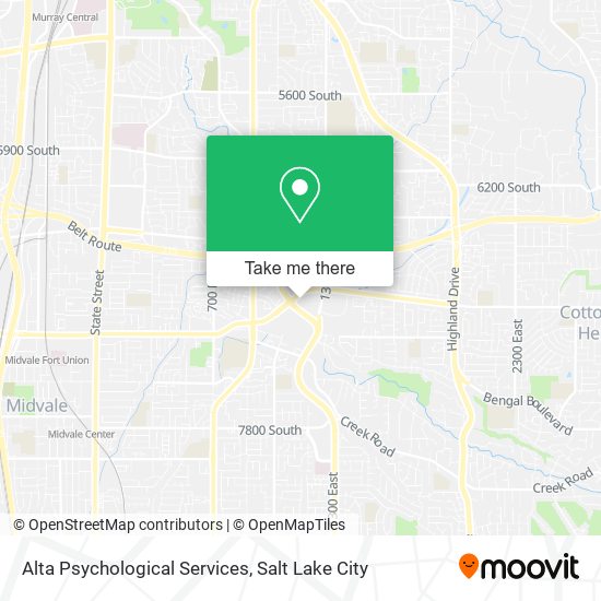 Alta Psychological Services map