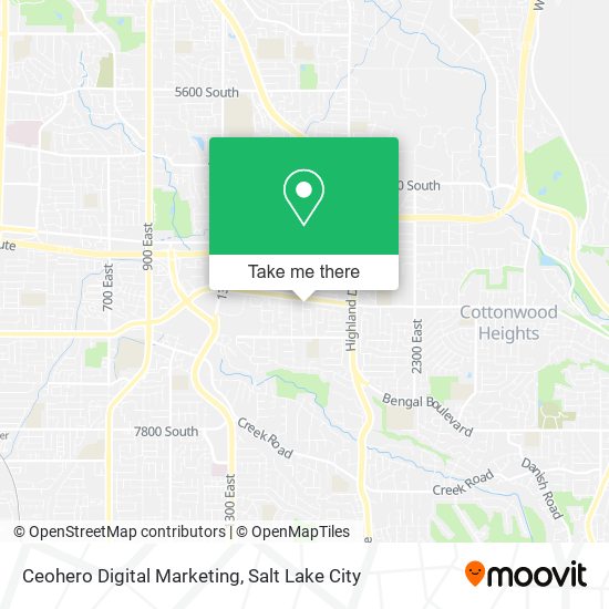 Ceohero Digital Marketing map