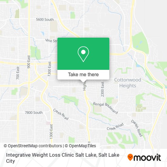 Integrative Weight Loss Clinic Salt Lake map