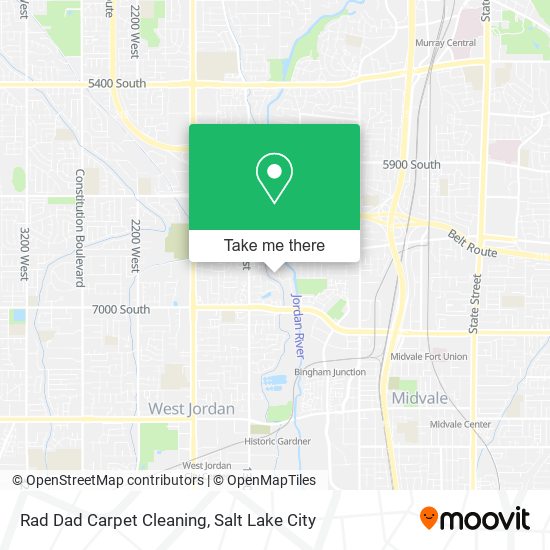 Rad Dad Carpet Cleaning map