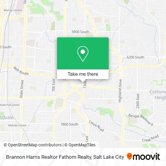 Mapa de Brannon Harris Realtor Fathom Realty