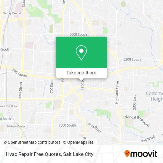 Mapa de Hvac Repair Free Quotes