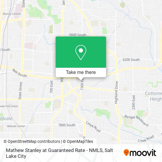 Mathew Stanley at Guaranteed Rate - NMLS map