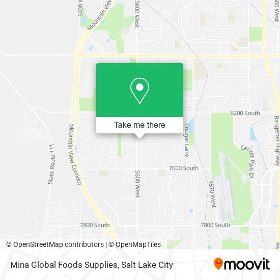 Mapa de Mina Global Foods Supplies