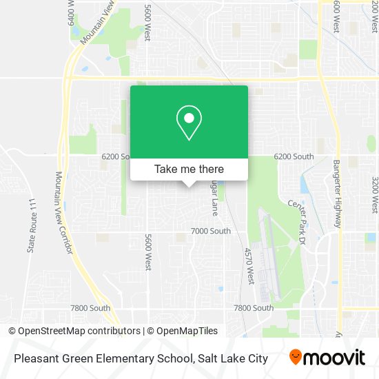 Pleasant Green Elementary School map