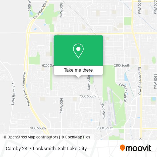 Camby 24 7 Locksmith map