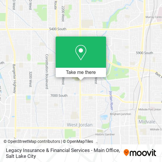 Mapa de Legacy Insurance & Financial Services - Main Office