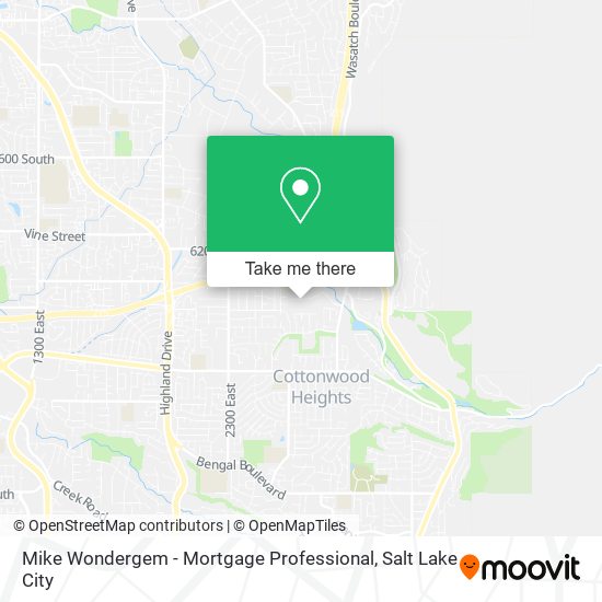 Mike Wondergem - Mortgage Professional map