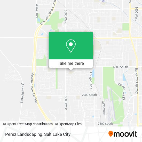 Perez Landscaping map