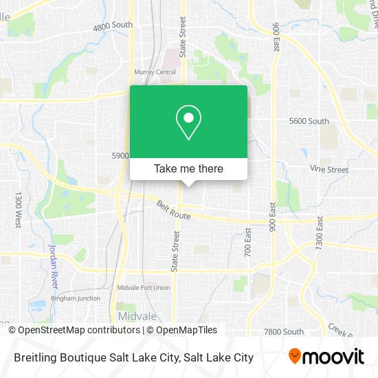 Breitling Boutique Salt Lake City map