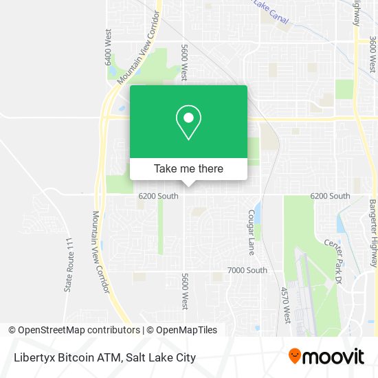 Mapa de Libertyx Bitcoin ATM