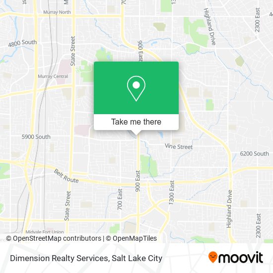 Mapa de Dimension Realty Services