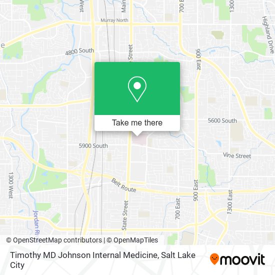 Timothy MD Johnson Internal Medicine map