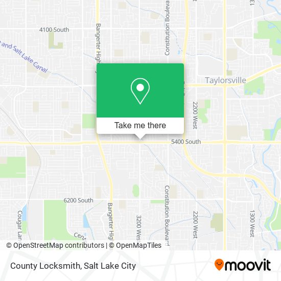 County Locksmith map