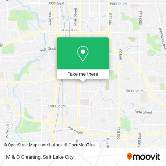 M & O Cleaning map