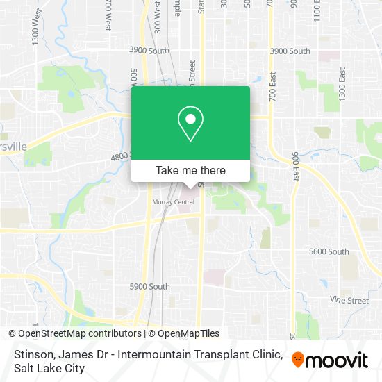 Mapa de Stinson, James Dr - Intermountain Transplant Clinic