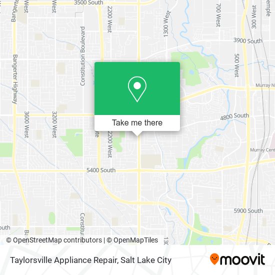 Mapa de Taylorsville Appliance Repair