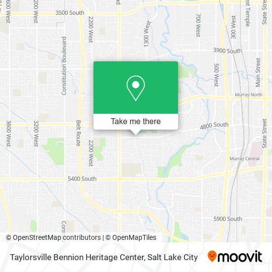 Mapa de Taylorsville Bennion Heritage Center