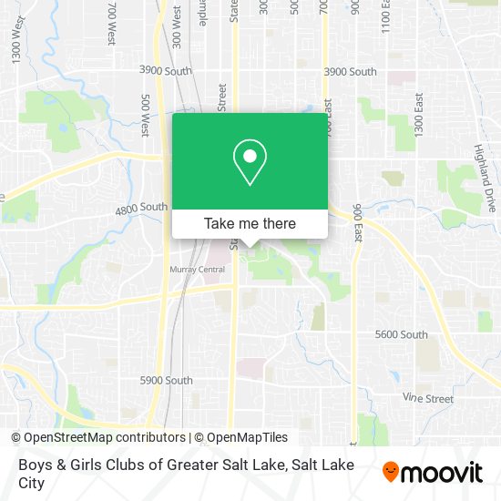 Mapa de Boys & Girls Clubs of Greater Salt Lake