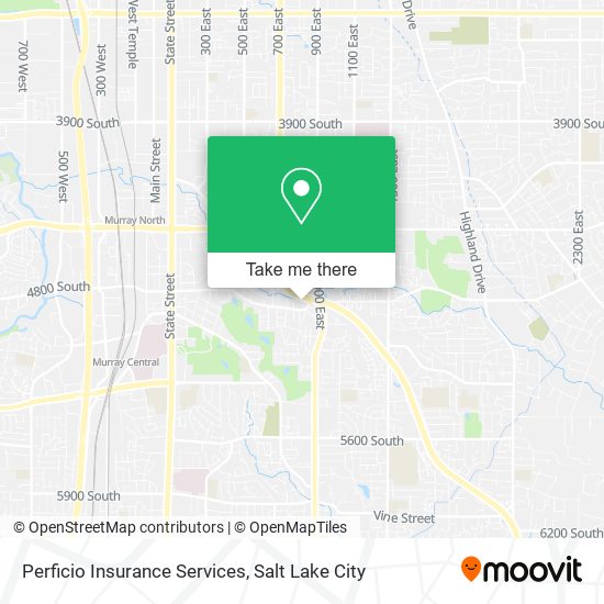 Mapa de Perficio Insurance Services