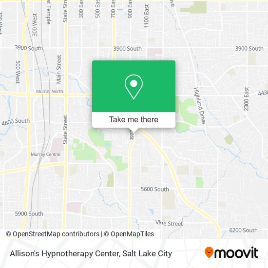 Allison's Hypnotherapy Center map