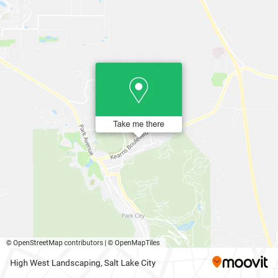High West Landscaping map