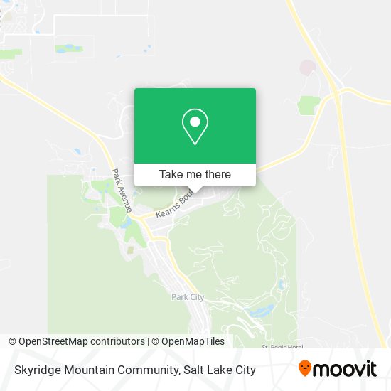 Skyridge Mountain Community map