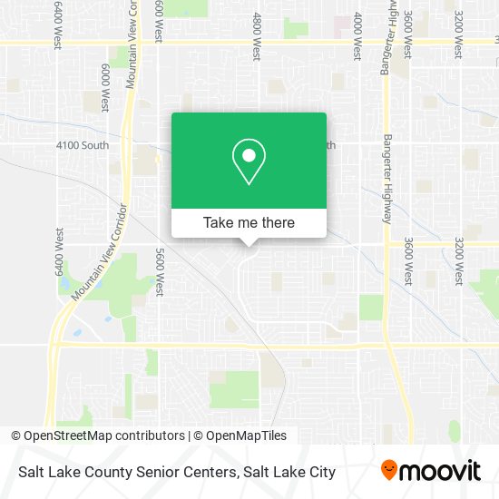 Mapa de Salt Lake County Senior Centers