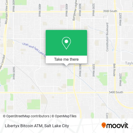 Mapa de Libertyx Bitcoin ATM