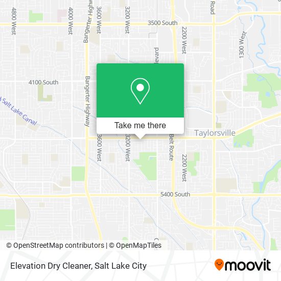 Elevation Dry Cleaner map