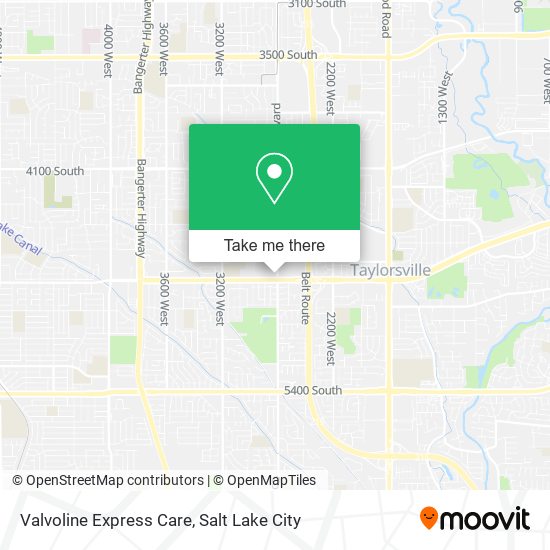 Valvoline Express Care map
