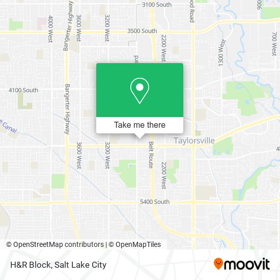 H&R Block map