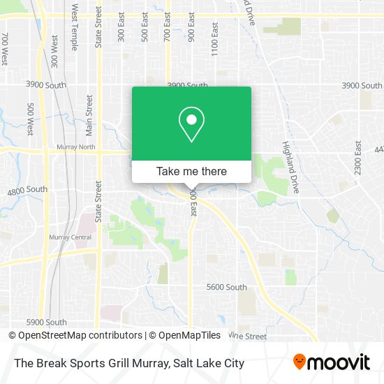 The Break Sports Grill Murray map