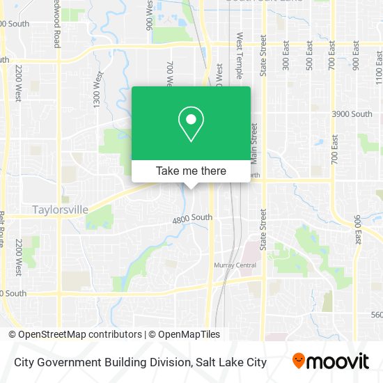 City Government Building Division map