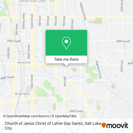 Mapa de Church of Jesus Christ of Latter Day Saints