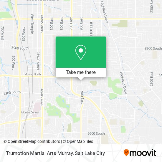 Trumotion Martial Arts Murray map