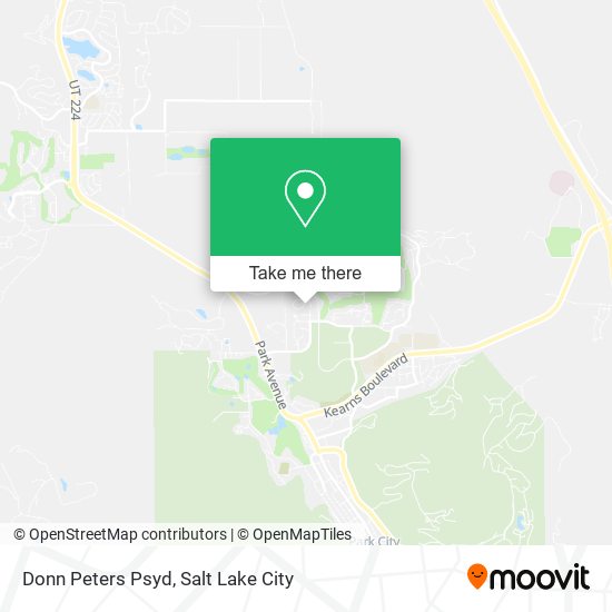Donn Peters Psyd map